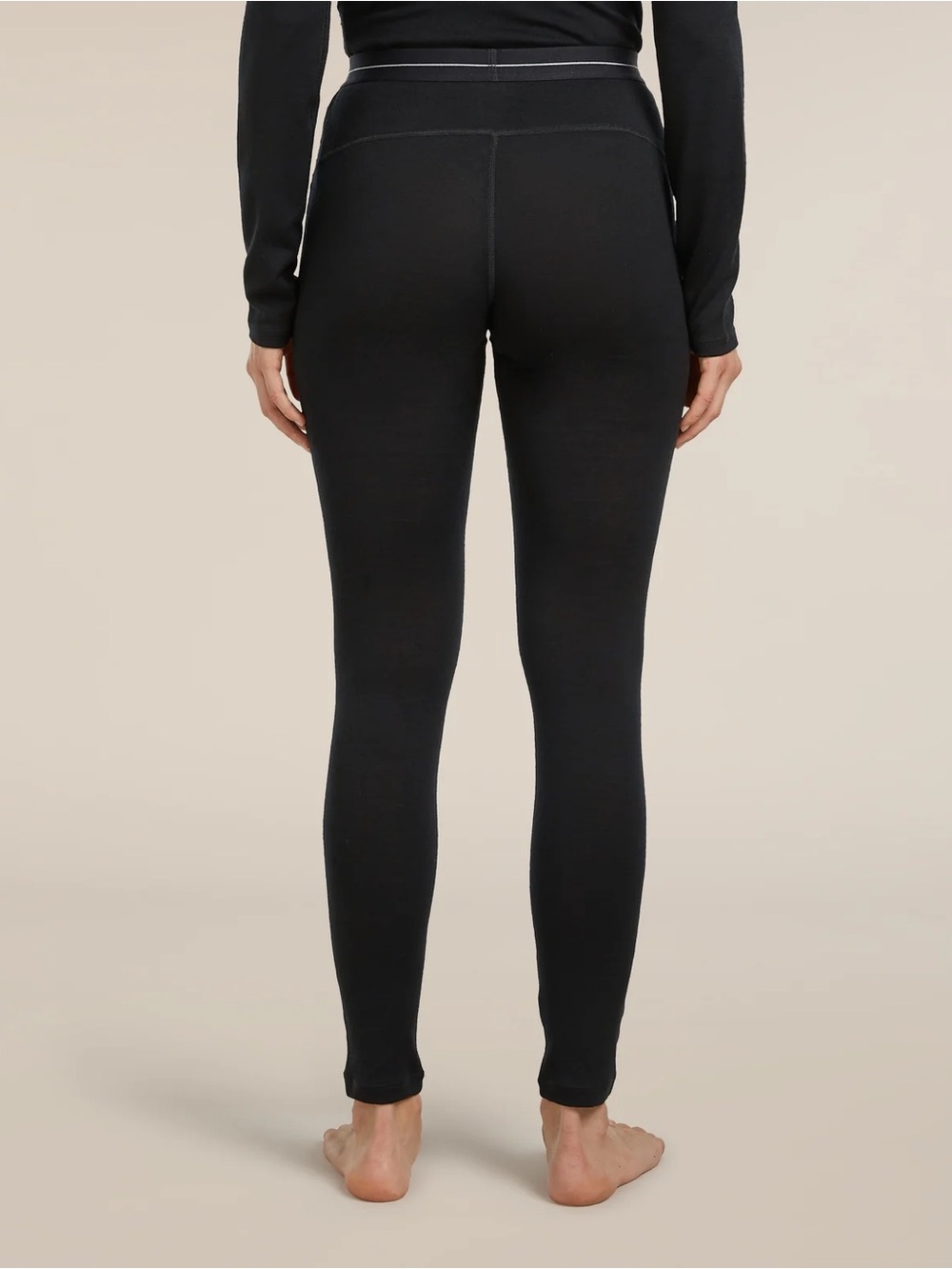 Icebreaker Black Merino-Blend High-Rise Leggings - Picture 3 of 8
